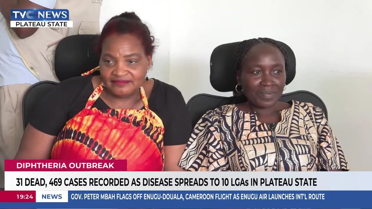 Diphtheria Outbreak: 31 Dead, 469 Cases Recorded As Disease Sreads To 10 LGAs In Plateau State
