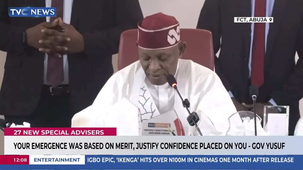 Governor Yusuf Swears In 27 New Special Advisers, Receives Awards