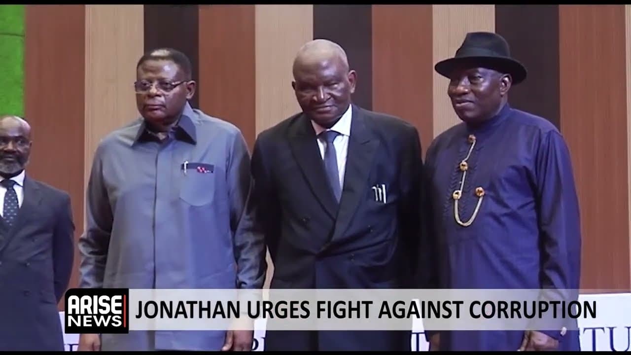 JONATHAN URGES FIGHT AGAINST CORRUPTION