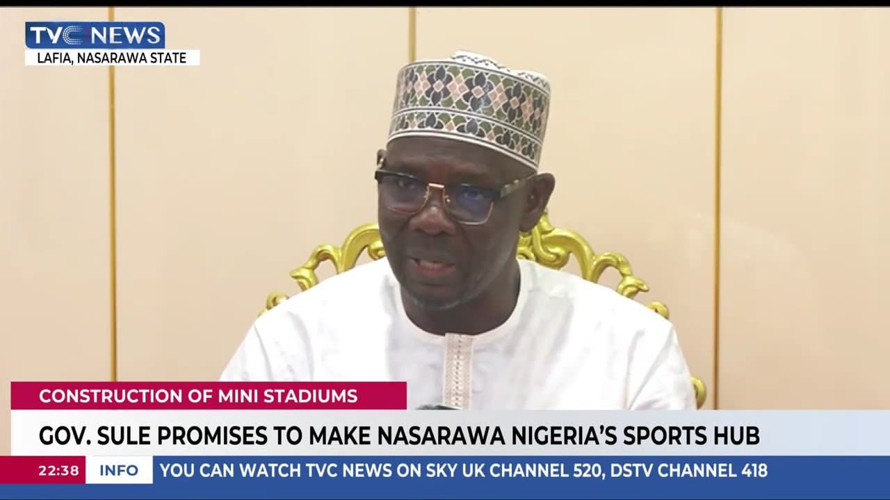 Gov. Sule Promises to Make Nasarawa Nigeria’s Sports Hub