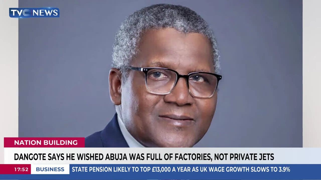 Dangote Urges Billionaires To Invest In Factories, Not Private Jets