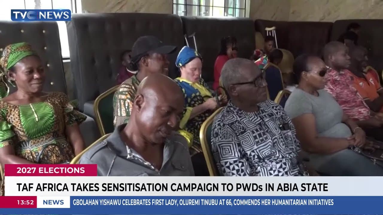 2027 Election: TAF Africa Takes Sensitisation Campaign To PWDs In Abia State