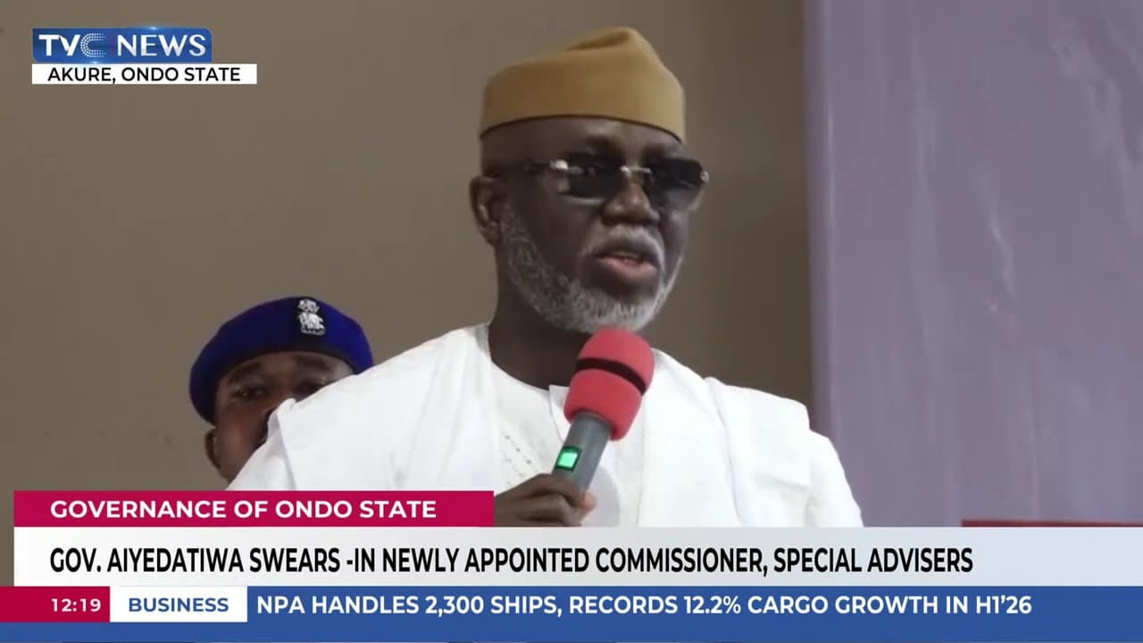 Gov. Aiyedatiwa Swears-In Newly Appointed Commissioner, Special Advisers