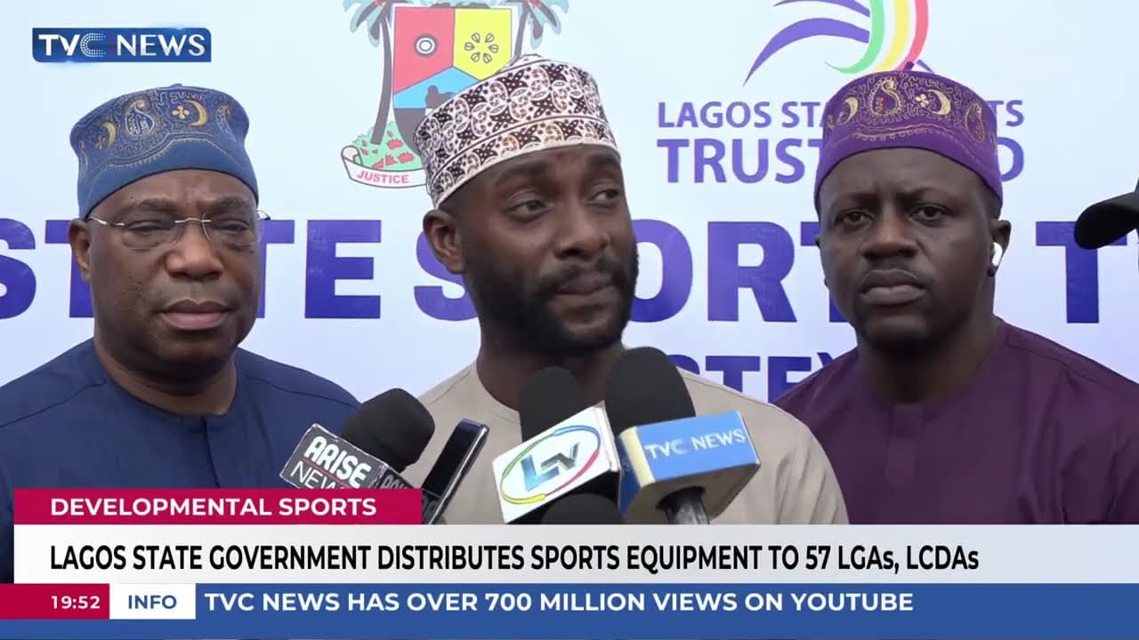 Lagos State Government Distributes Sports Equipment to 57 LGAs, LCDAs