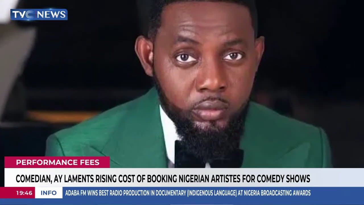 Comedian AY Laments Rising Cost of Booking Nigerian Artistes for Comedy Shows + More