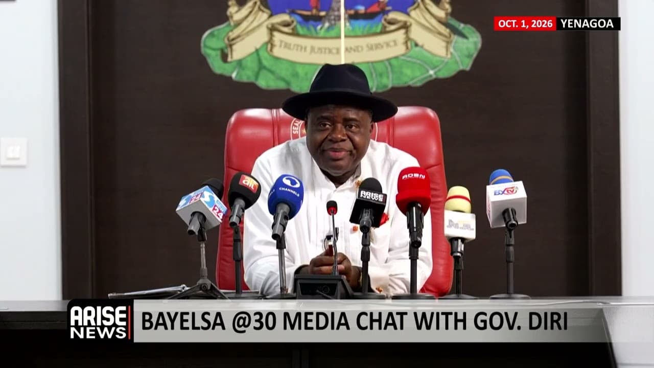 BAYELSA AT 30 MEDIA CHAT WITH GOV.  DIRI