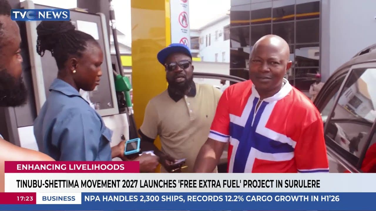 Tinubu-Shettima Movement 2027 Launches 'Free Extra Fuel' Project In Surulere