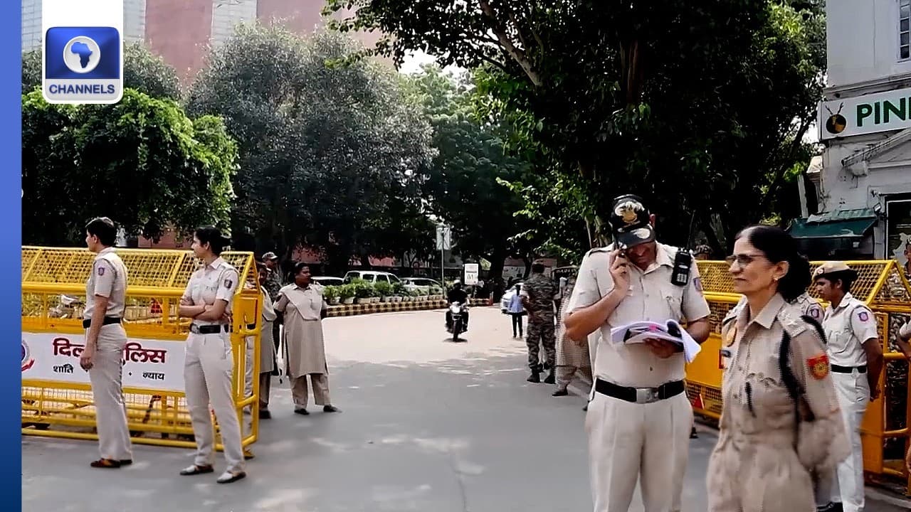 Alleged Election Misconduct: India's Security Forces Block Road Amid Vote Theft Protests + More
