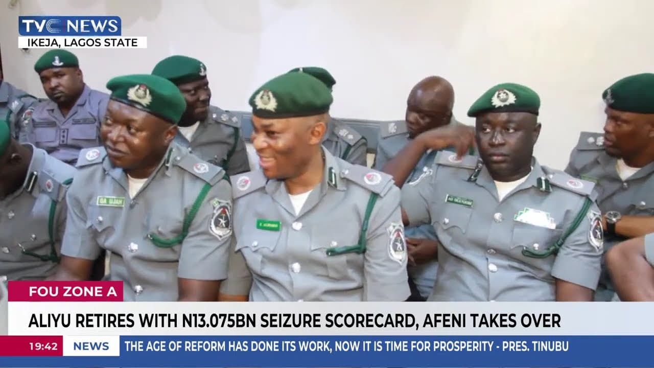 Customs FOU Zone A: Aliyu Retires With N13.075bn Seizure Scorecard, Afeni Takes Over
