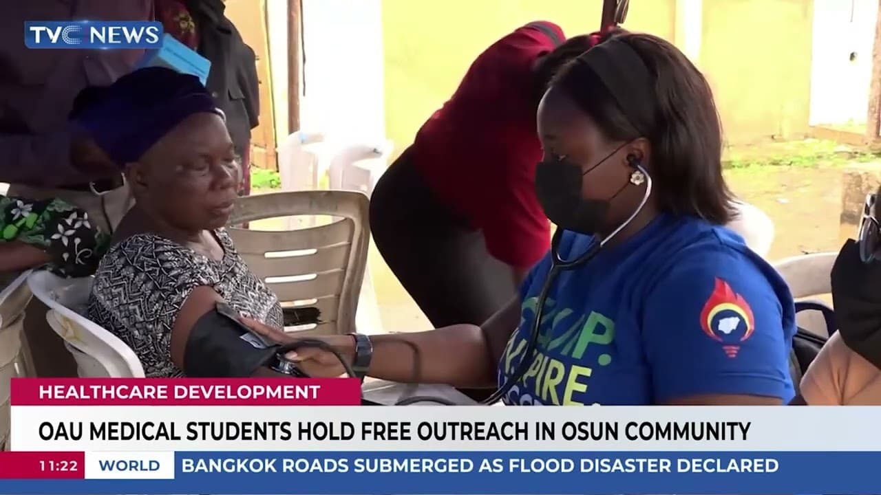 OAU Medical Students Hold Free Outreach In Osun State