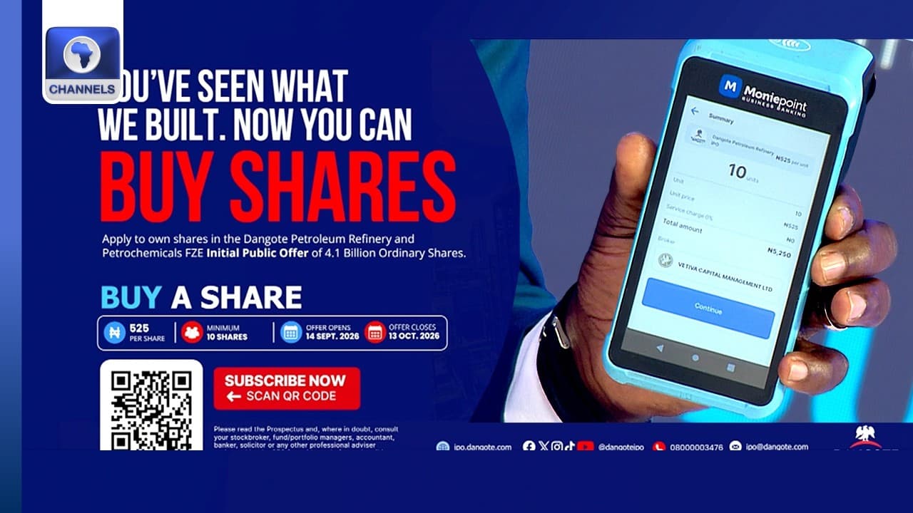 How To Buy Dangote Refinery IPO On POS & Your Phone | Business Morning