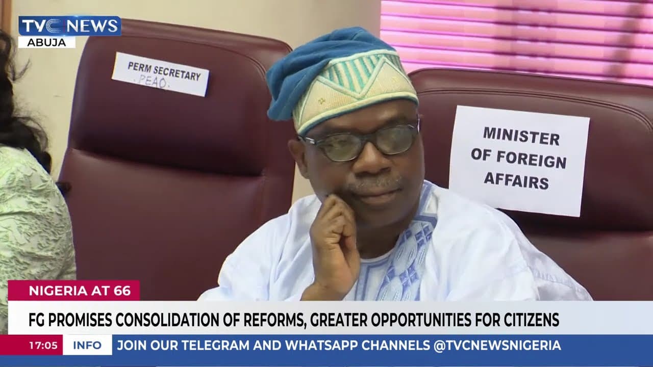 FG Promises  Consolidation Of Reforms, Greater Opportunities For Citizens