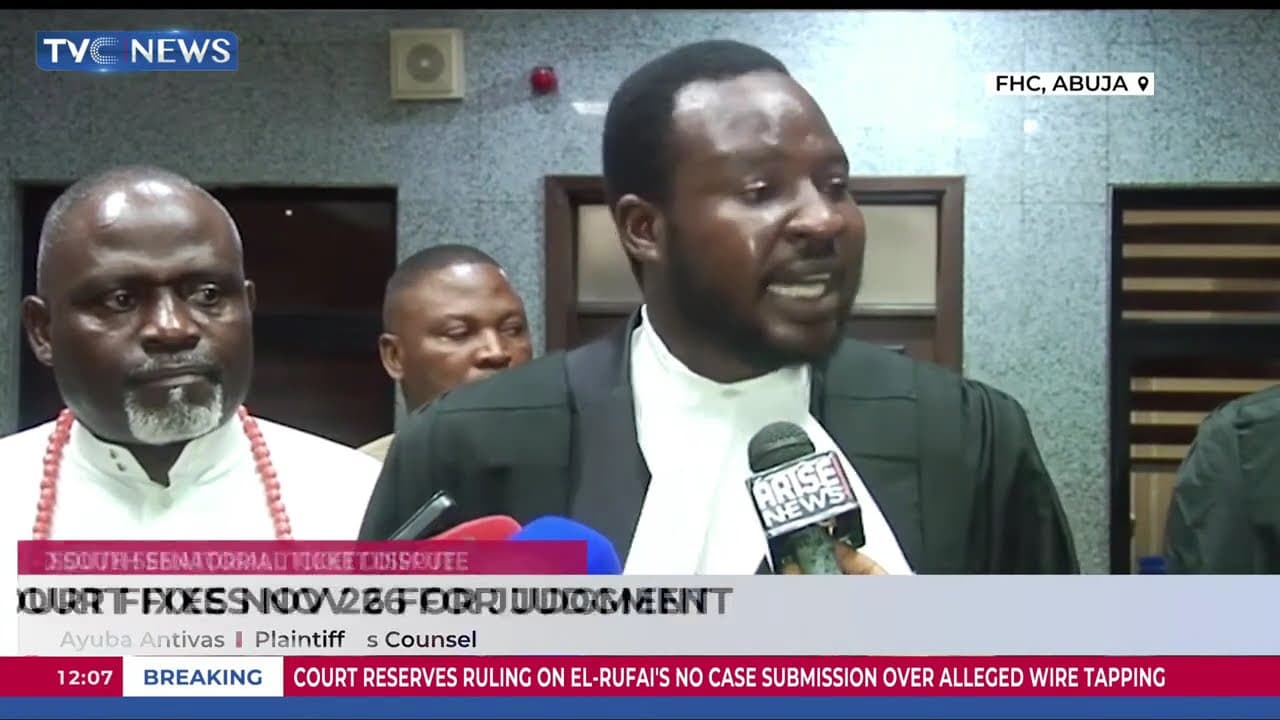 Edo South: Court Fixes November 26 For Judgment On NDC Senatorial Ticket Dispute