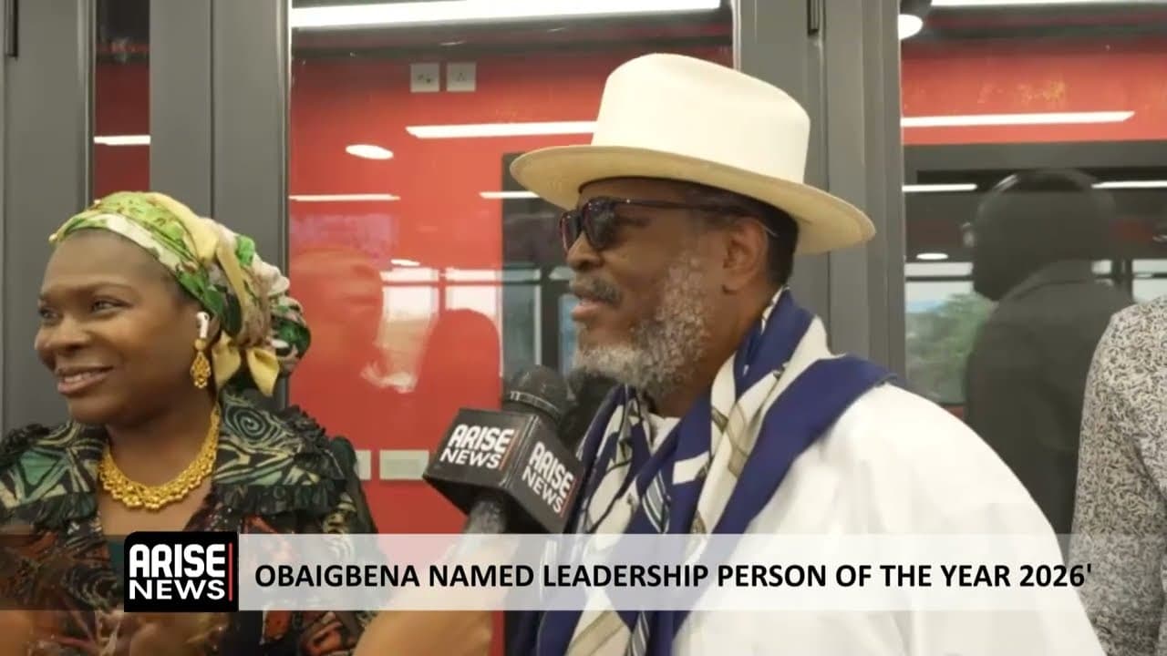 OBAIGBENA NAMED LEADERSHIP PERSON OF THE YEAR 2026