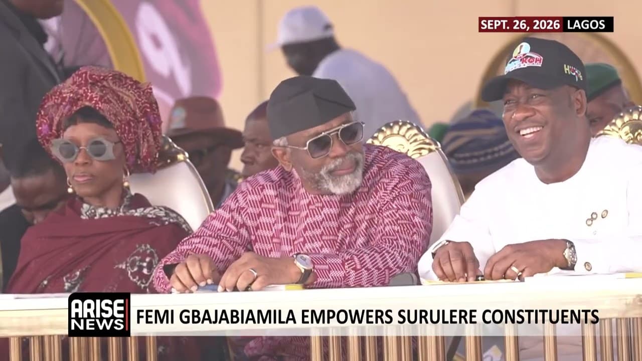 FEMI GBAJABIAMILA EMPOWERS SURULERE CONSTITUENTS