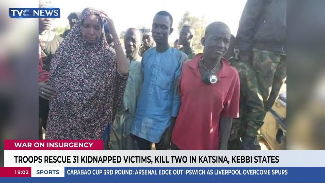 Troops Rescue 31 Kidnapped Victims, Kill Two Kidnappers In Katsina, Kebbi