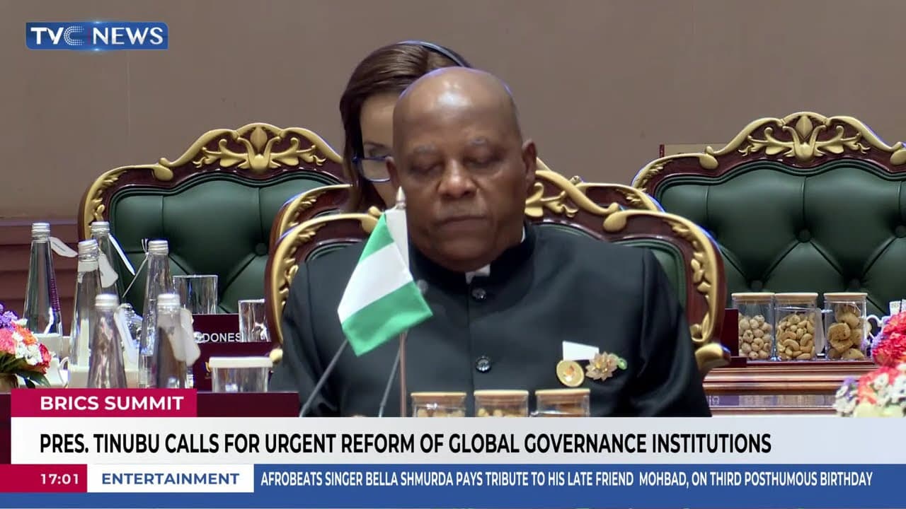 Developing Countries Need Stronger Voice, Global Support - President Tinubu