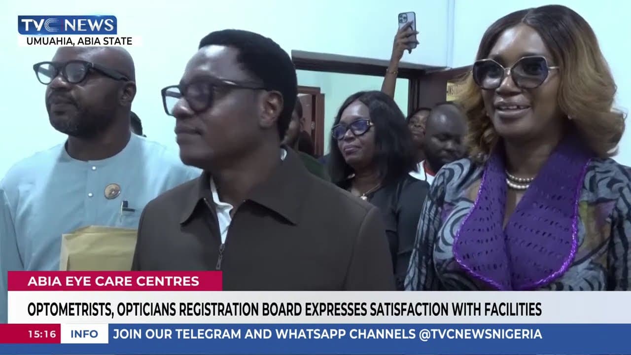 Optometrists, Opticians Registration Board Expresses Satisfaction With Abia Eye Care Centres