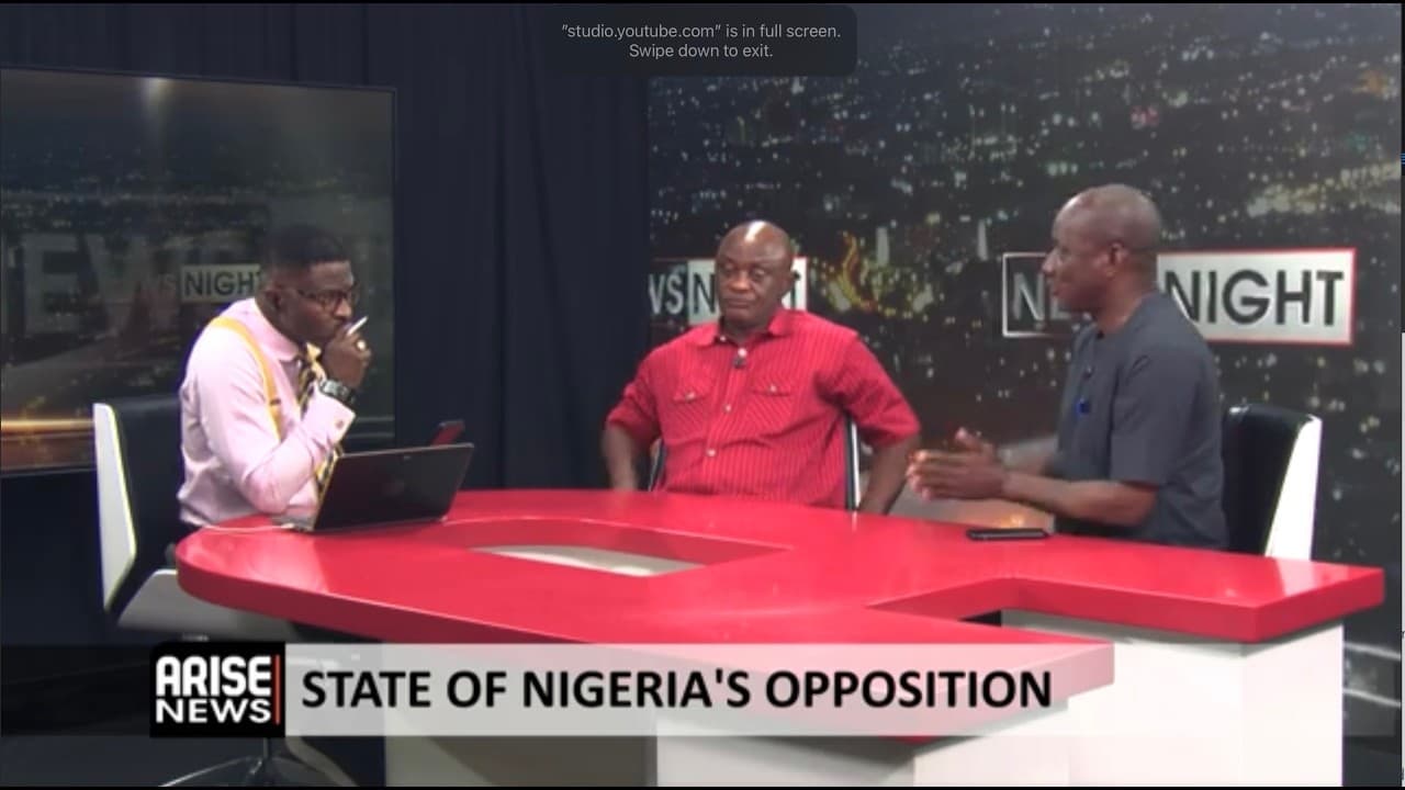 State Of Nigeria’s Opposition