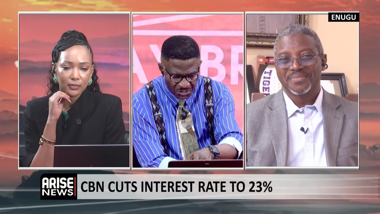 CBN Cuts Interest Rate to 23% - Amobi