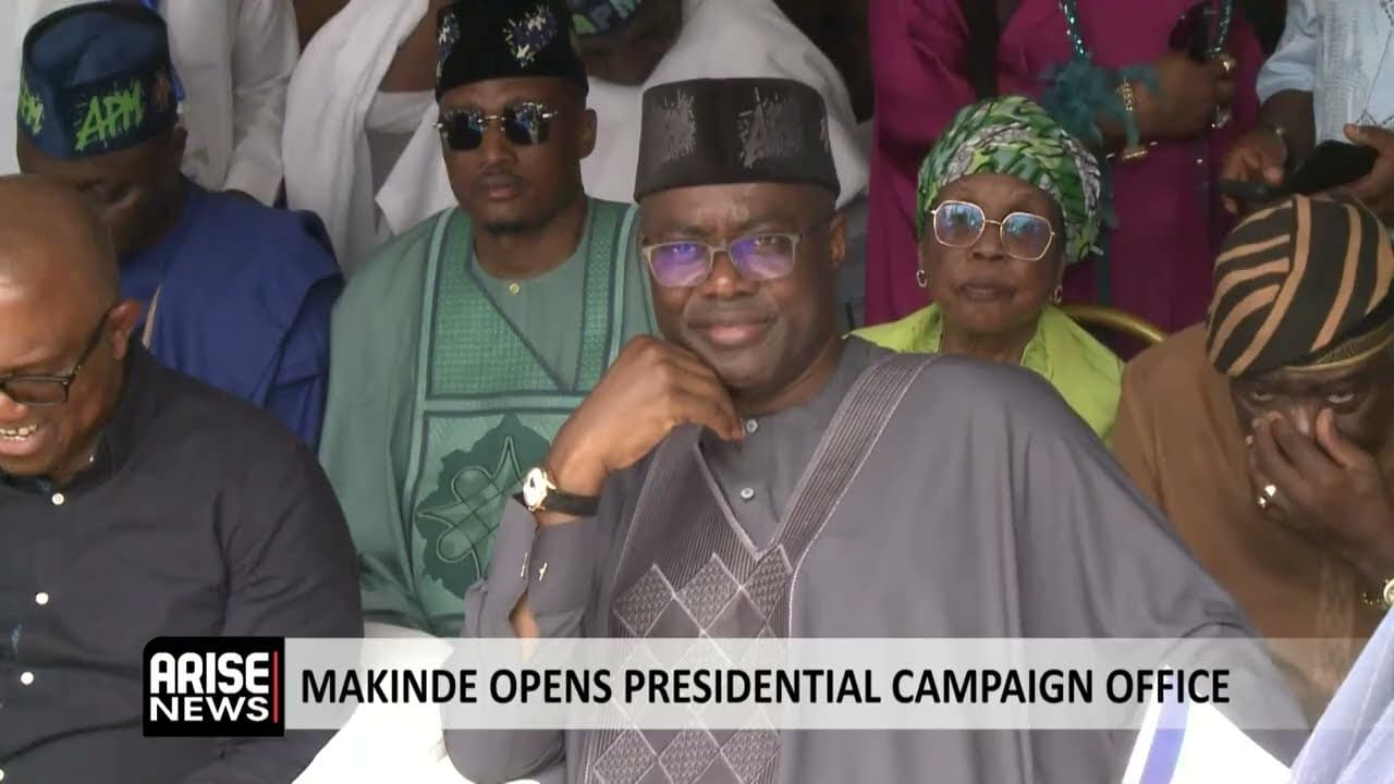 MAKINDE OPENS PRESIDENTIAL CAMPAIGN OFFICE