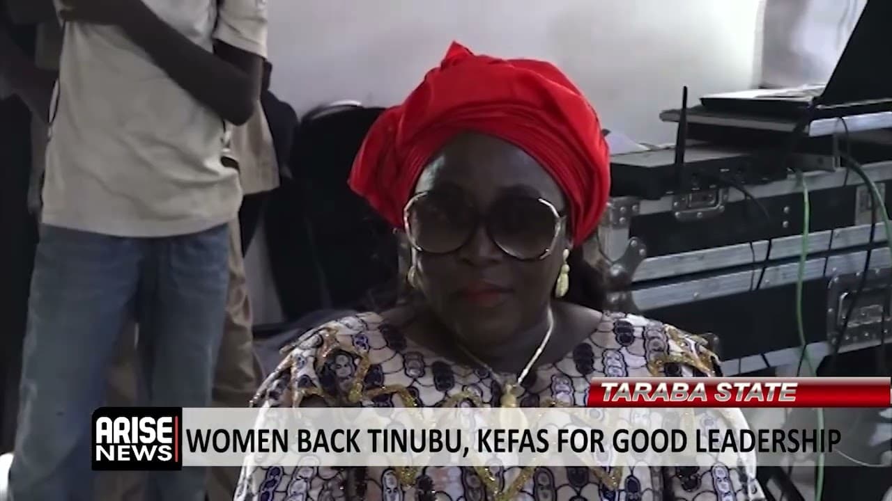 TARABA STATE: WOMEN BACK TINUBU, KEFAS FOR GOOD LEADERSHIP