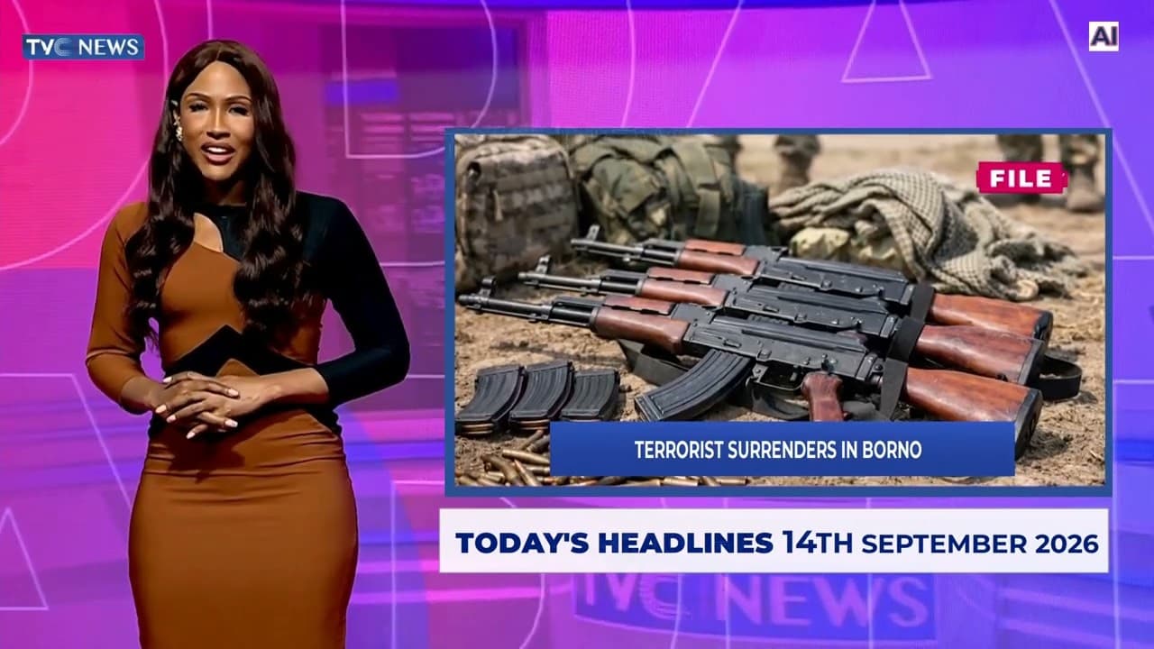 TVC News AI English Headline News | 14th September, 2026