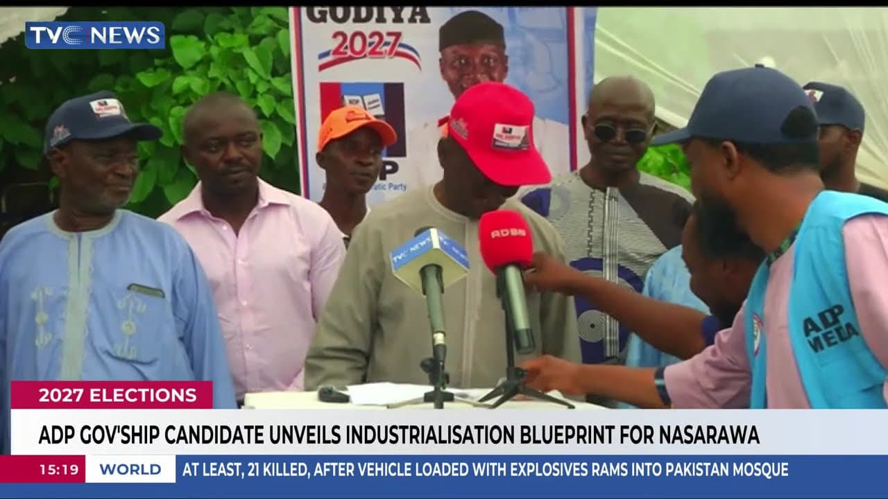 ADP Gov Candidate Unveils Industrialisation Blueprint For Nasarawa State