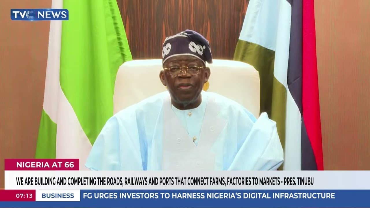 Full Speech: President Tinubu Addresses Nigerians On 66th Independence Anniversary