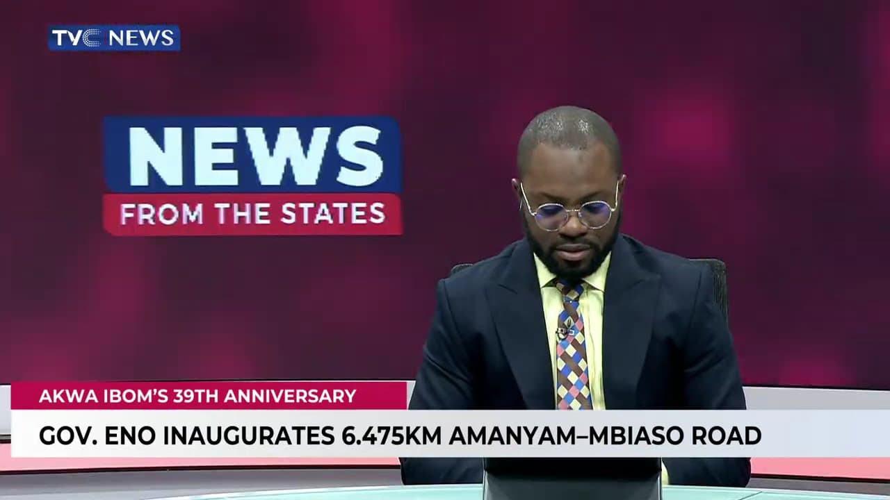Governor Eno Inaugurates 6.475KM Amanyam-Mbiaso Road