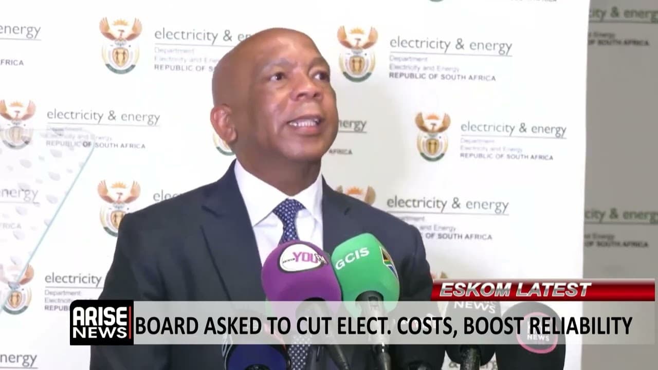 Eskom Latest: Board Asked To Cut Electricity Costs, Boost Reliability