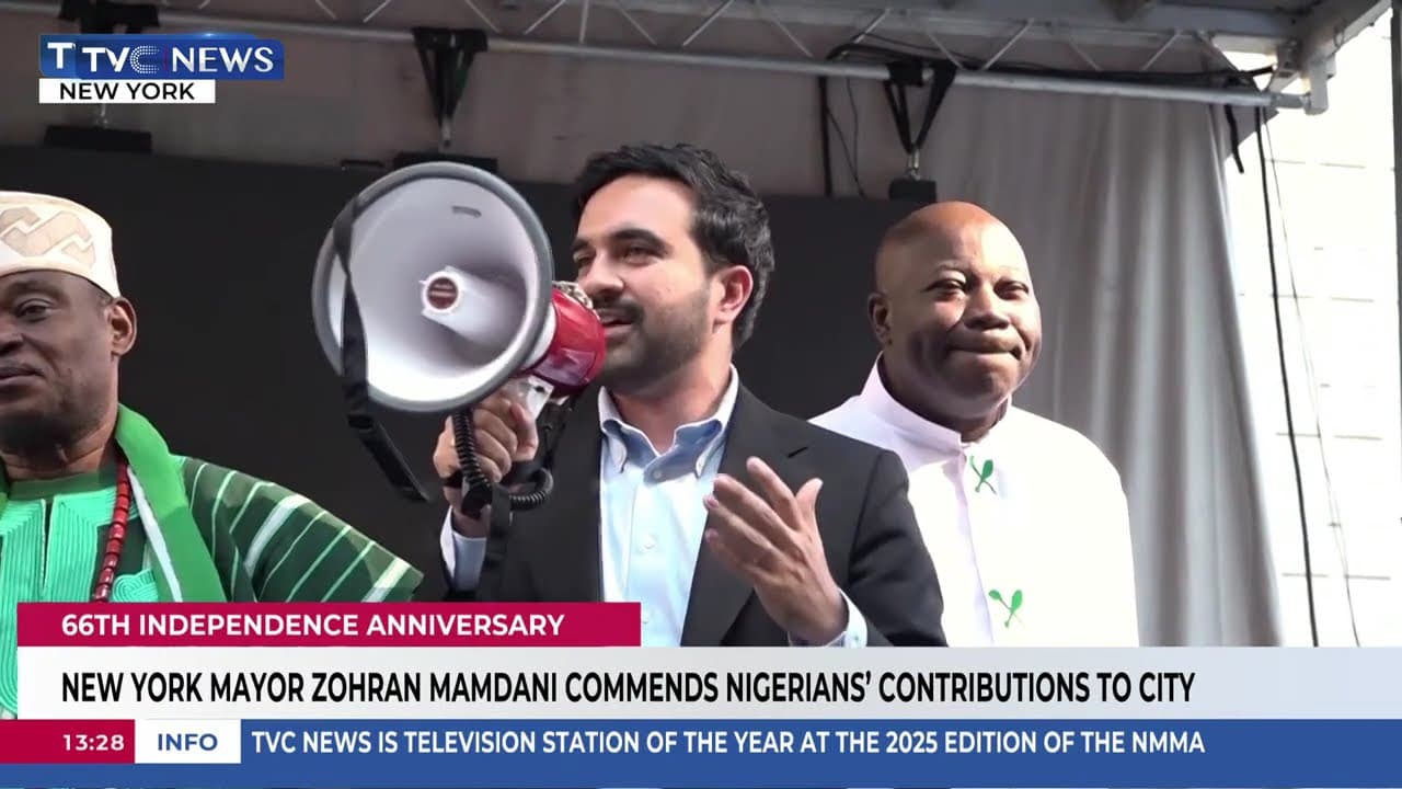 New York Mayor Zohran Mamdani Commends Nigerians' Contributions To City