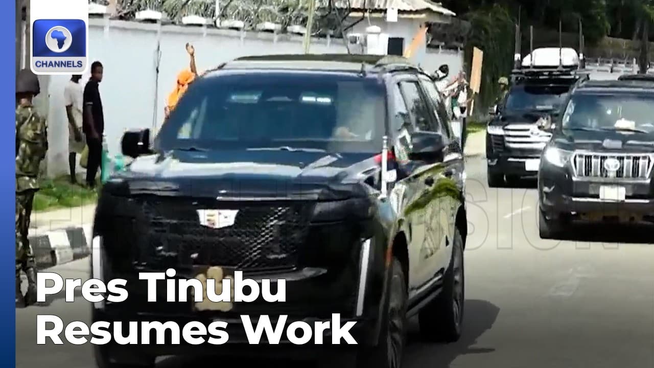 President Tinubu Returns To Work After Vacation