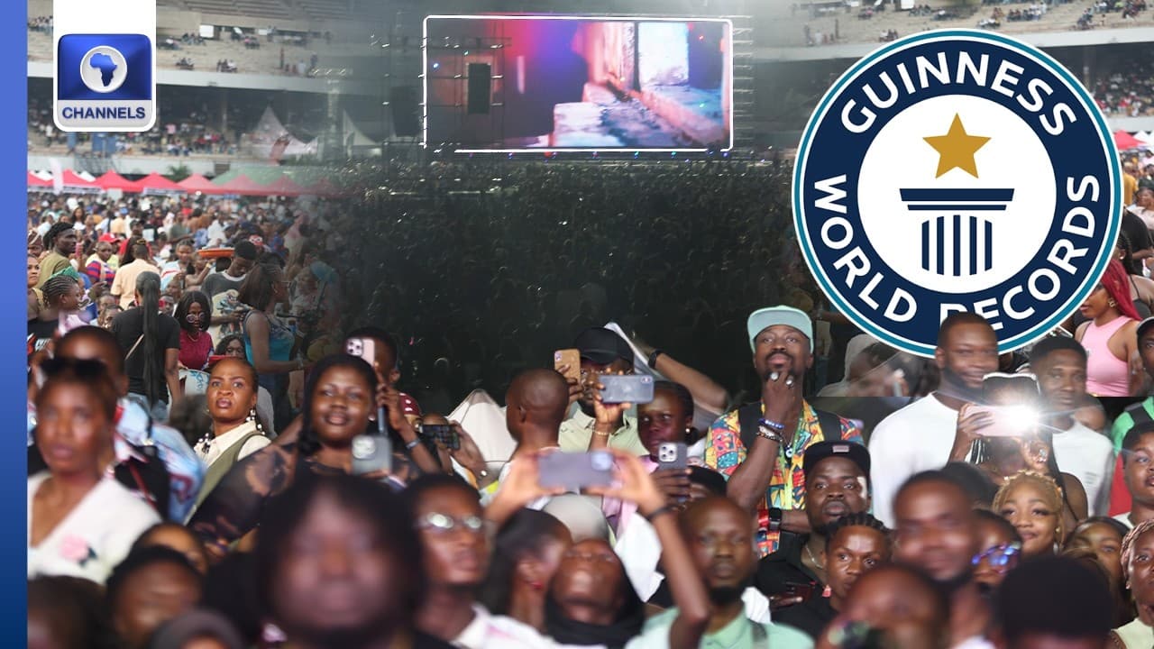 WATCH: How ‘Black Market’ Movie Shattered Guinness World Record In Lagos