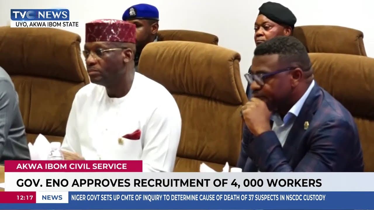 Gov. Eno Approves Recruitment Of 4,000 Workers Into Akwa Ibom Civil Service