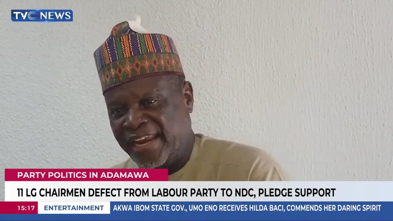 11 Adamawa Labour Party LG Chairmen Defect To NDC, Pledge Support