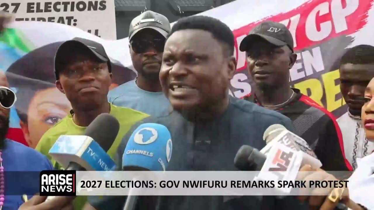 2027 ELECTIONS: GOV NWIFURU REMARKS SPARK PROTEST