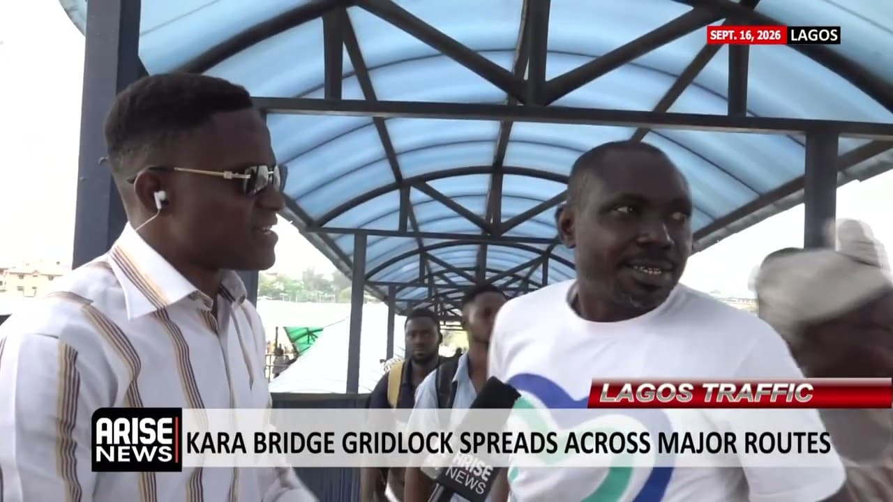 LAGOS TRAFFIC: KARA BRIDGE GRIDLOCK SPREADS ACROSS MAJOR ROUTES