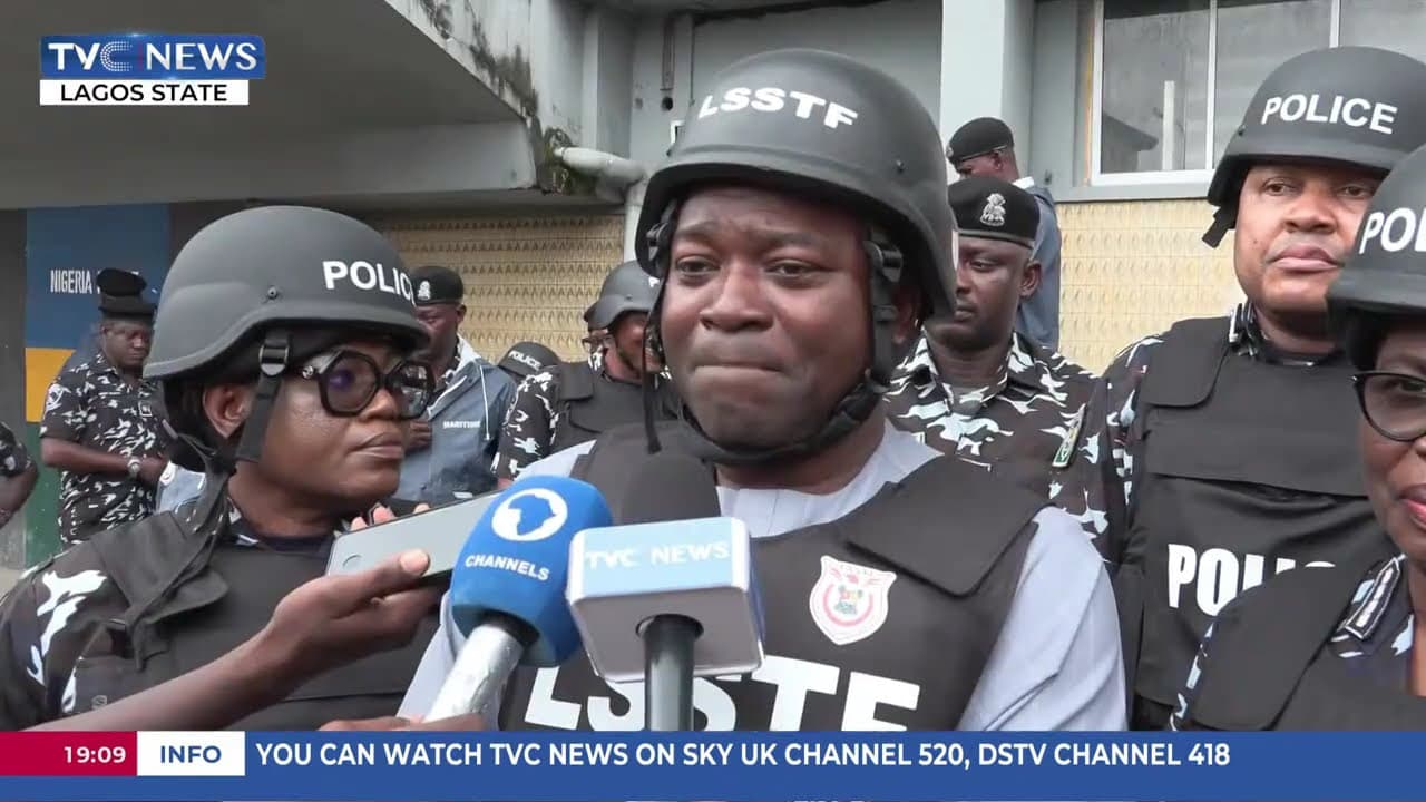 LSSTF Donates Protective Gears To Maritime Police Command