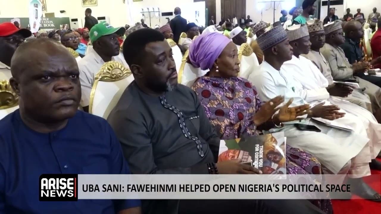 UBA SANI: FAWEHINMI HELPED OPENS NIGERIA’S POLITICAL SPACE