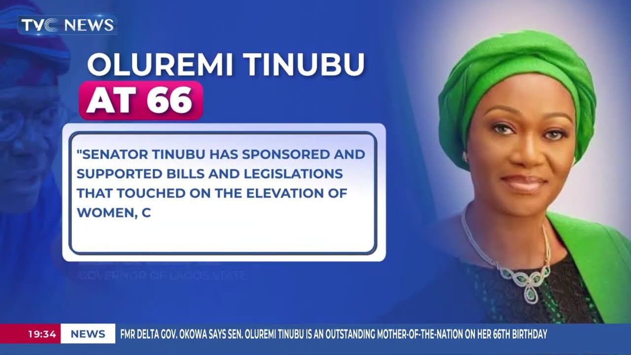 President Tinubu Celebrates Wife’s 66th Birthday