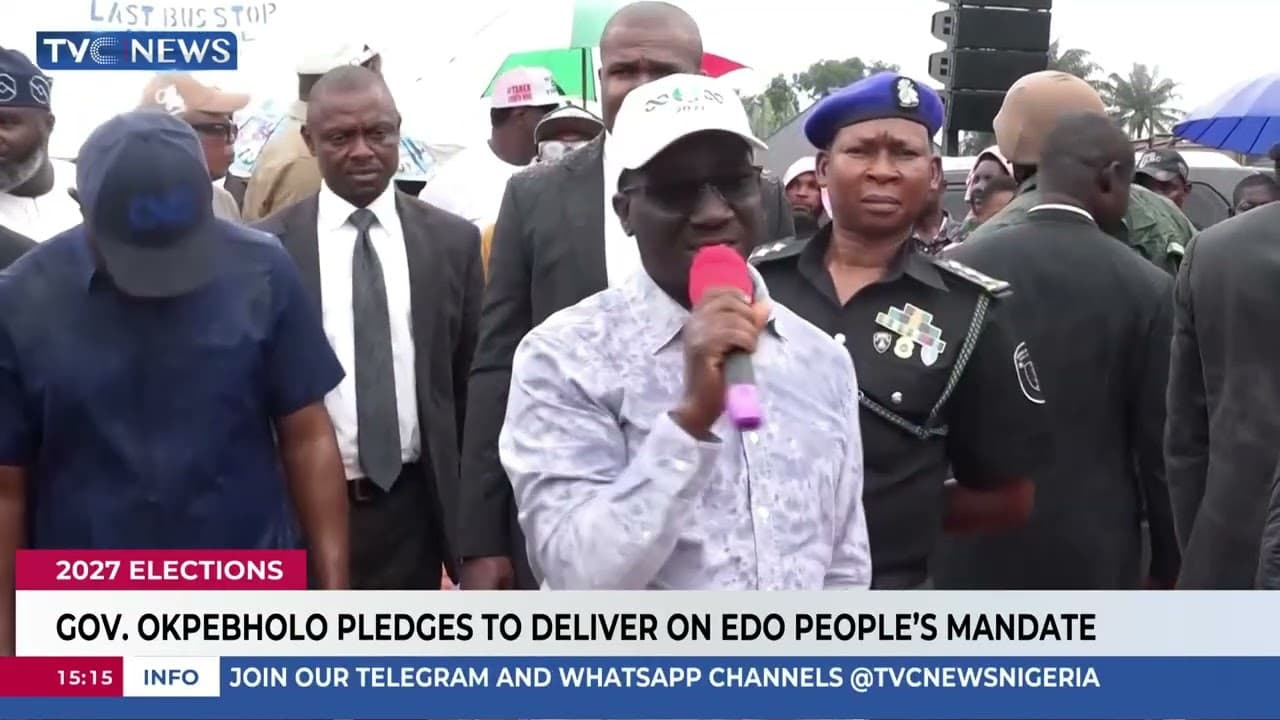 Gov. Okpebholo Pledges To Deliver On Edo People's Mandate