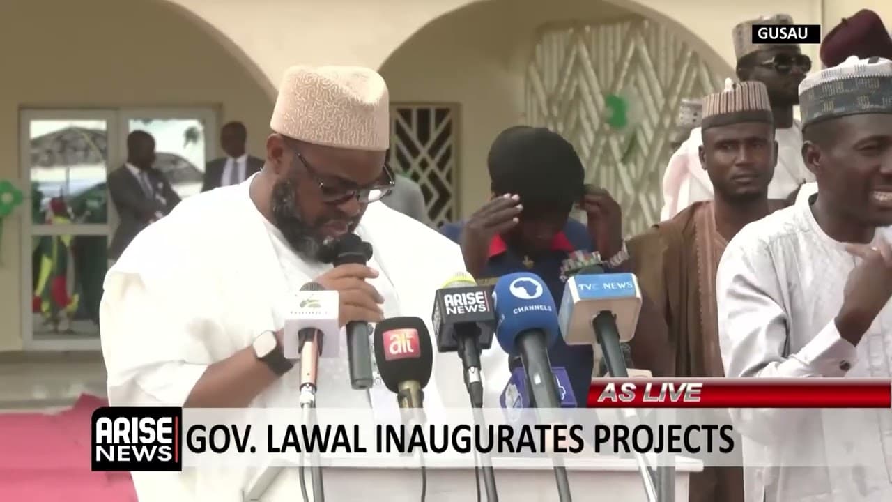 INAUGURATION OF RENOVATED ZAMFARA SECRETARIAT COMPLEX