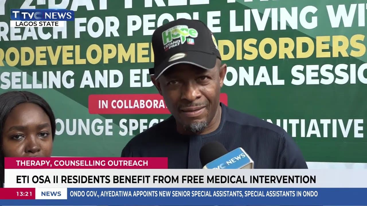Eti Osa II In Lagos Residents Benefit From Free Medical Intervention