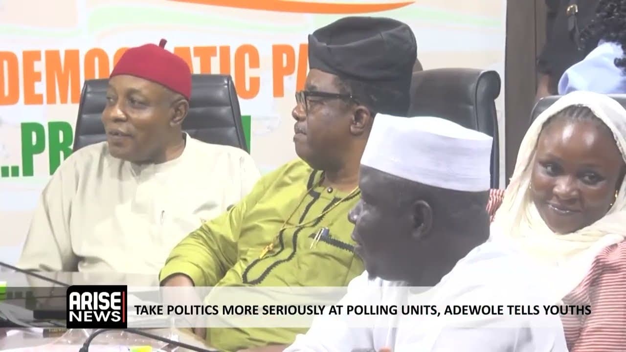 TAKE POLITICS MORE SERIOUSLY AT POLLING UNIT, ADEWOLE TELLS YOUTHS