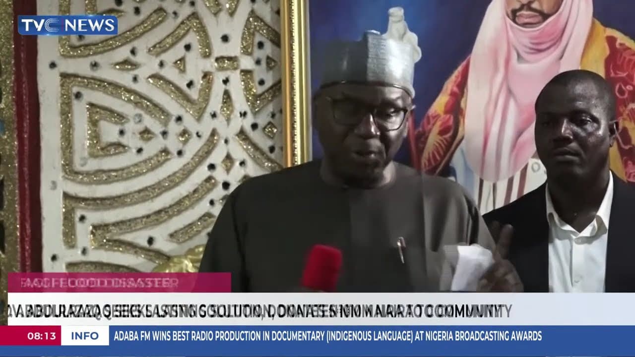 Gov. AbdulRazaq Seeks Lasting Solution to Flooding, Donates N10m to Community
