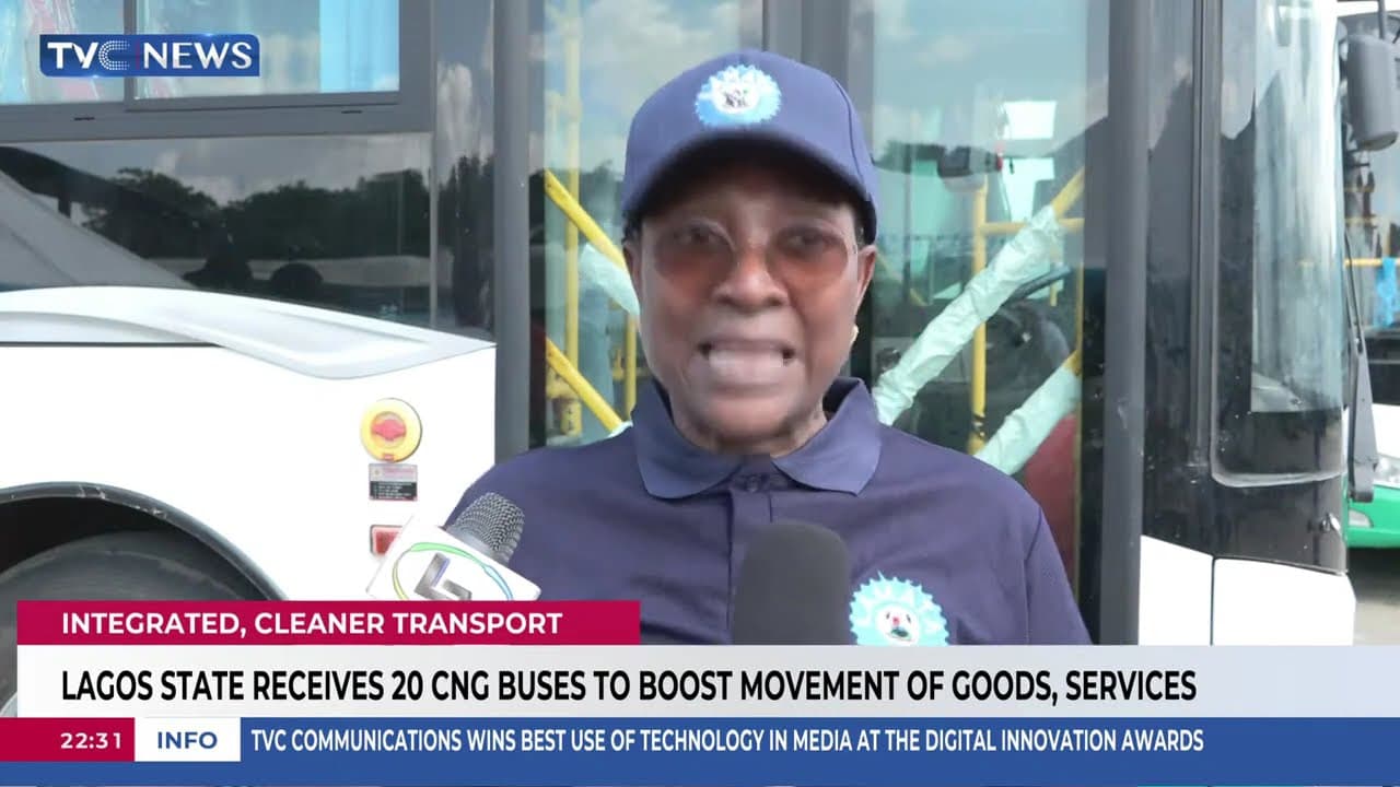 Lagos Receives 20 CNG Buses To Boost Movement Of Goods, Services