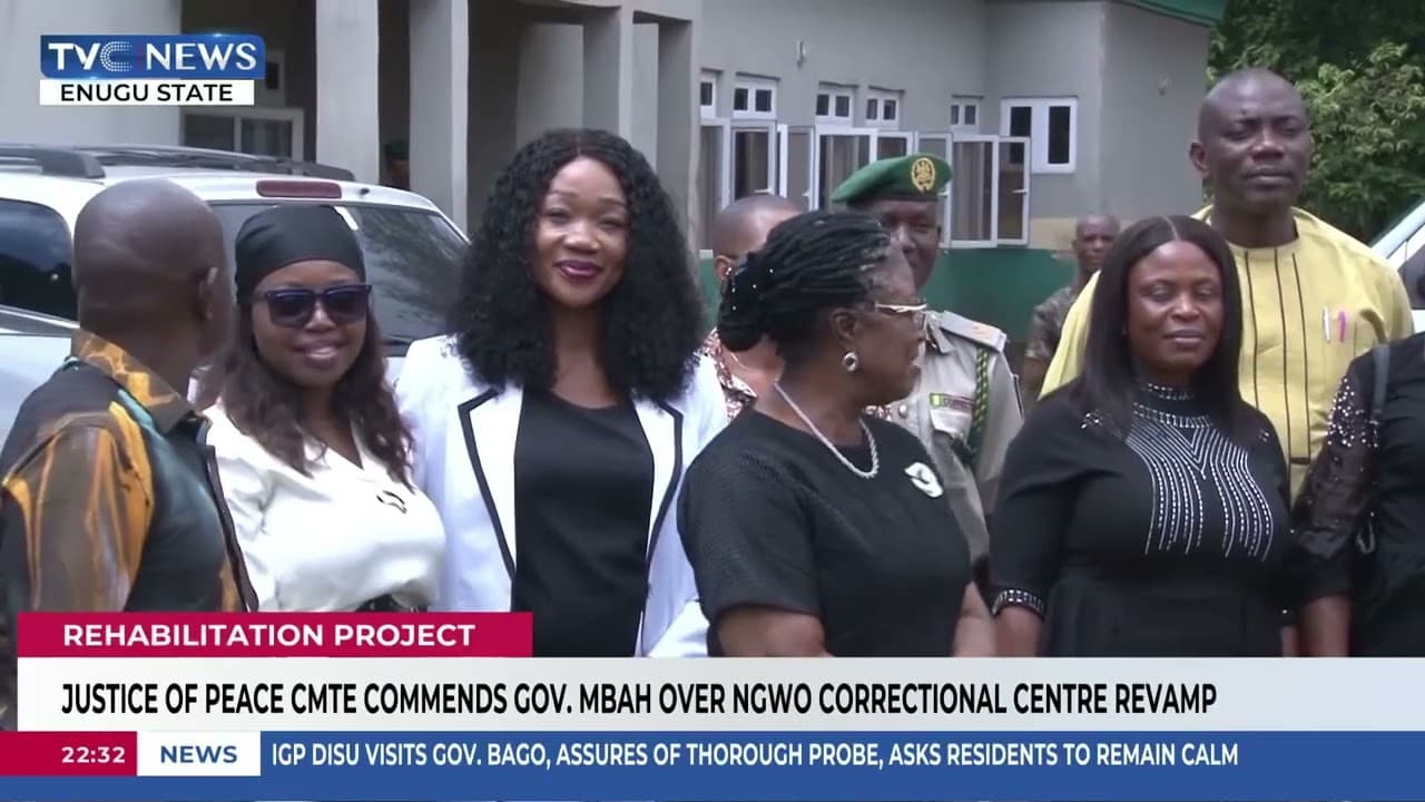Justice Of Peace CMTE Commands Gov. Mbah Over Ngwo Correctional Centre Revamp