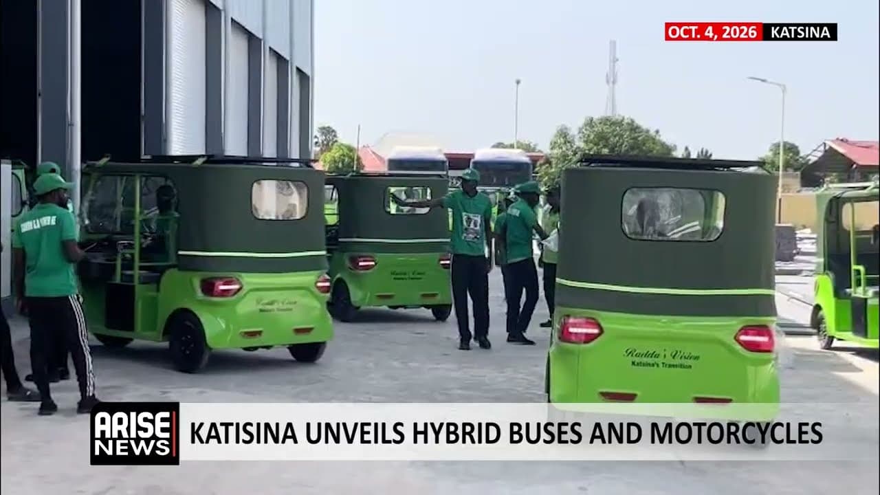 KATSINA UNVEILS HYBRID BUSES AND MOTORCYCLES