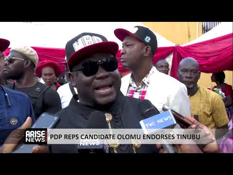 PDP REPS CANDIDATE OLOMU ENDORSES TINUBU